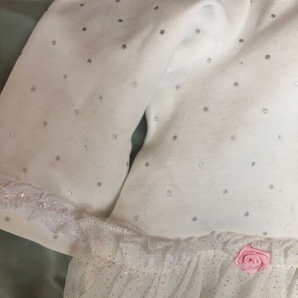 NWT Infant 3M Little Me Soft Luxury Cotton Dress - Picture 6 of 9